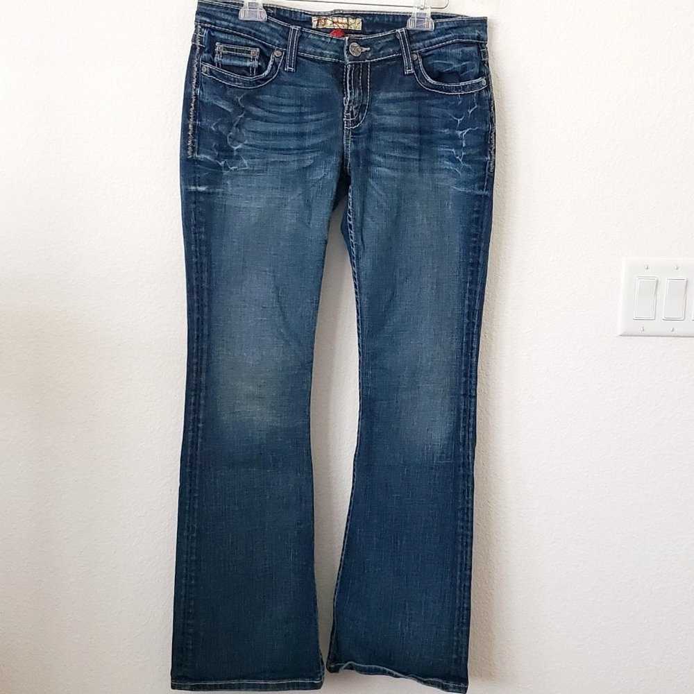 BKE Sabrina dark wash jeans, 30 X 33 1/2